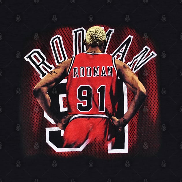 Dennis Rodman 91 - Chicago Bulls by nicklower